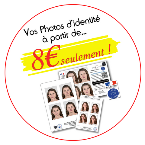 Photographe identité Vertou Photographe identité Vertou 8€